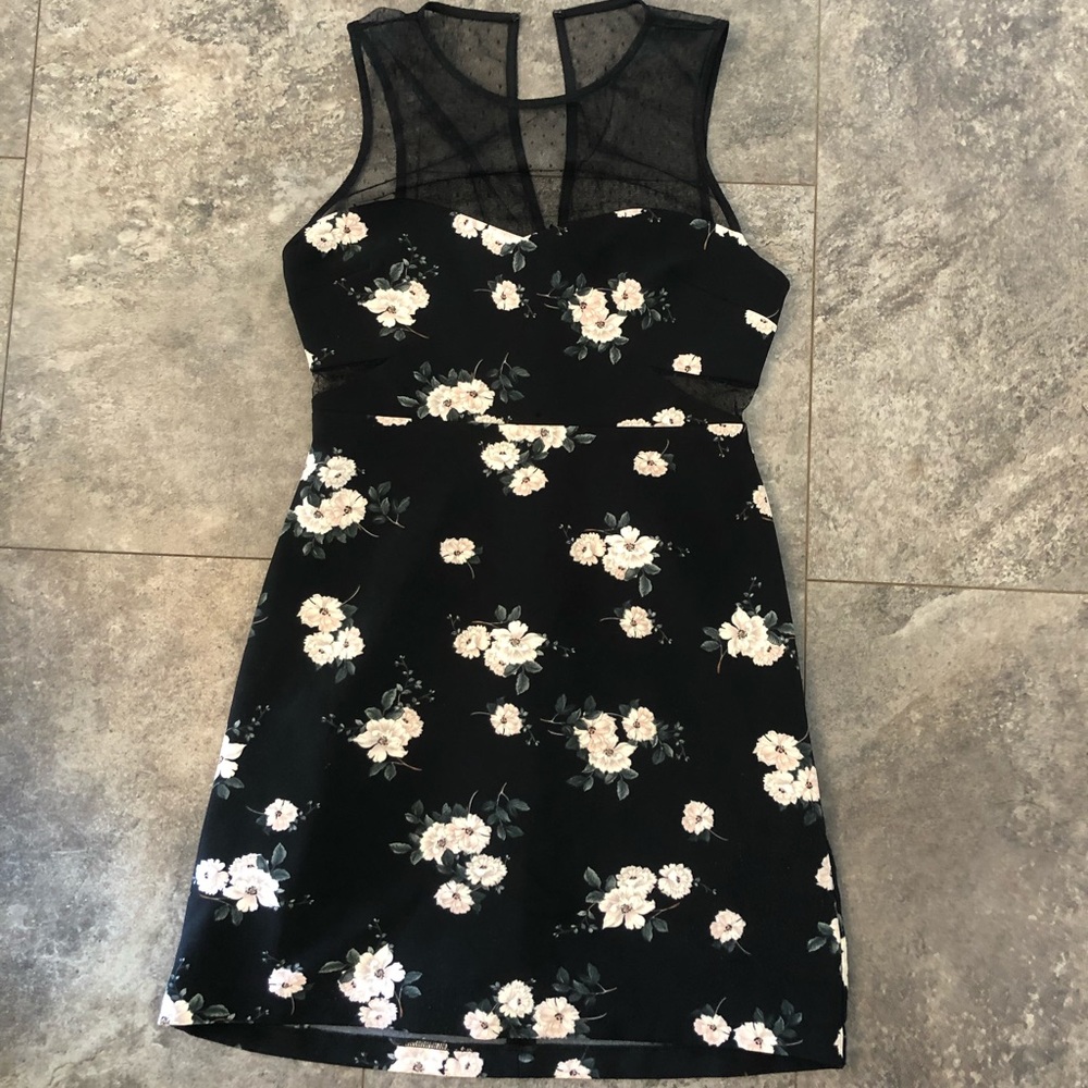Lace floral dress from Express
